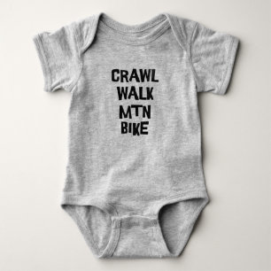 Body Para Bebé Crawl Walk Mountain Bike Funny