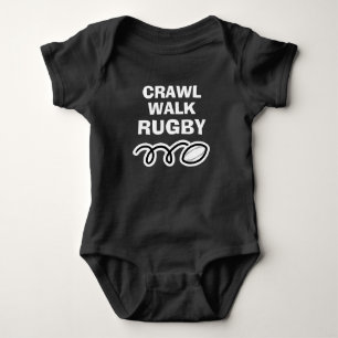 Body Para Bebé CRAWL WALK RUGBY traje deportivo para recién nacid
