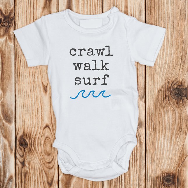 Body Para Bebé Crawl Walk Surf Beach Bebé recién nacido (Subido por el creador)