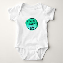 Crawl Walk Surf con Emblema Verde