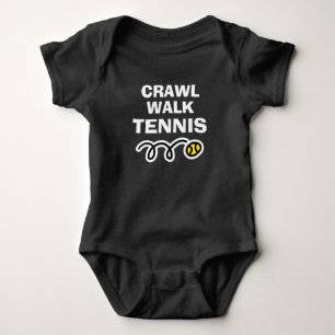 Body Para Bebé CRAWL WALK TENNIS kit deportivo para el recién nac