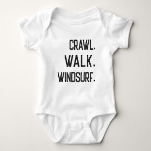 Body Para Bebé Crawl Walk Windsurf, Adorable amante del windsurf
