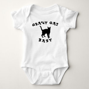 Body Para Bebé Crazy Cat Baby One Piece Baby Bodysuit