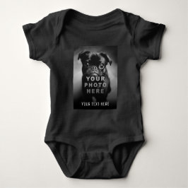 Body Para Bebé Crea tu propia foto simple y texto personalizado