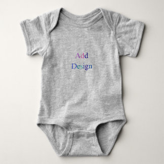 Body Para Bebé Crear su propio diseño personalizado negro