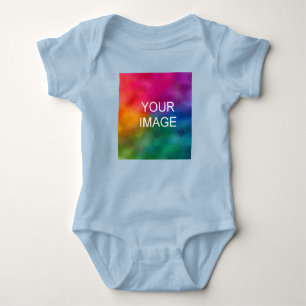 Body Para Bebé Crear tu propio Añadir texto Cargar foto Luz Azul