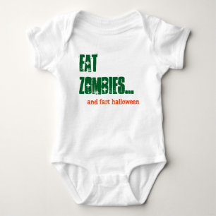 Body Para Bebé Crecen cómicos bebés divertidos que comen zombis H