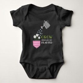 Body Para Bebé Crecer donde te plantan inspirador de bolsillo