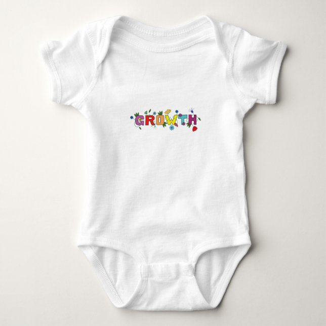 BODY PARA BEBÉ CRECIMIENTO DE BABY BODYSUIT (Anverso)