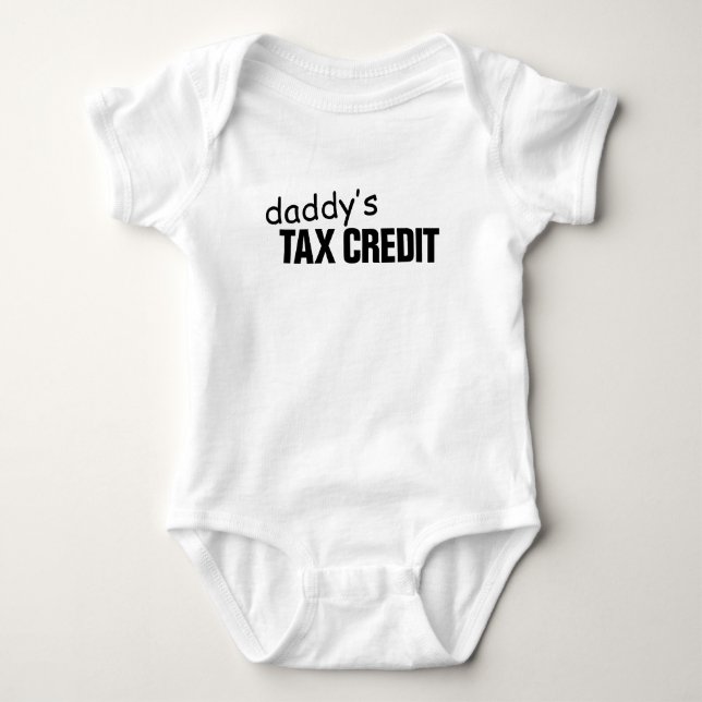Body Para Bebé crédito fiscal del papá (Anverso)