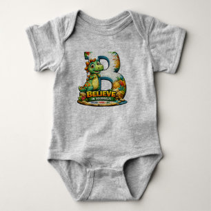 Body Para Bebé ✨ “Cree en Sí Mismo” Bodysuit para Bebé 👶💚