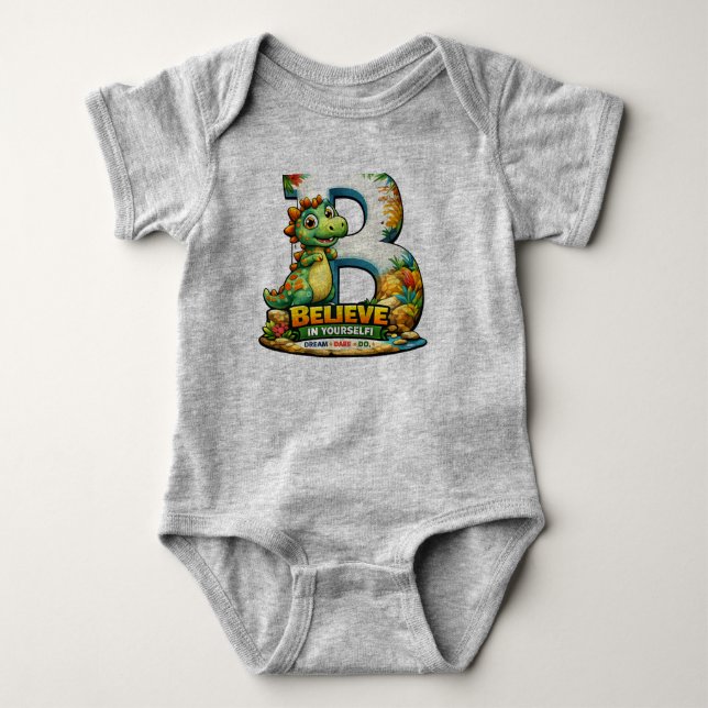 Body Para Bebé ✨ “Cree en Sí Mismo” Bodysuit para Bebé 👶💚 (Anverso)