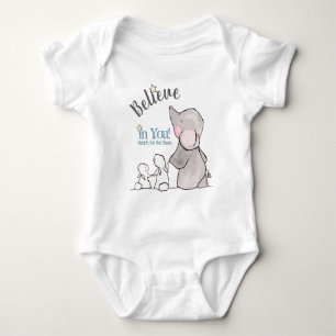 Body Para Bebé ¡Cree en Ti!  Personalizado para Llegar a las Estr