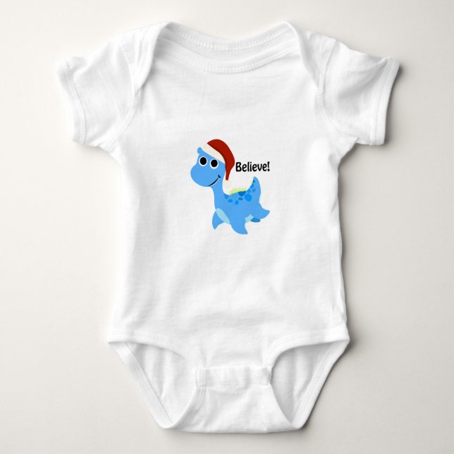 Body Para Bebé ¡Creed! Santa Nessie (Anverso)