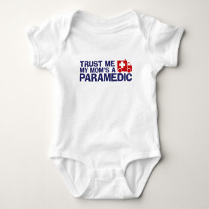 Body Para Bebé Créeme que mi mamá es paramédica