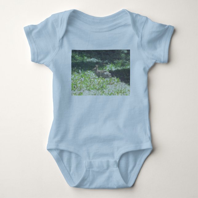 Body Para Bebé Creeper de bebé de conejo salvaje (Anverso)