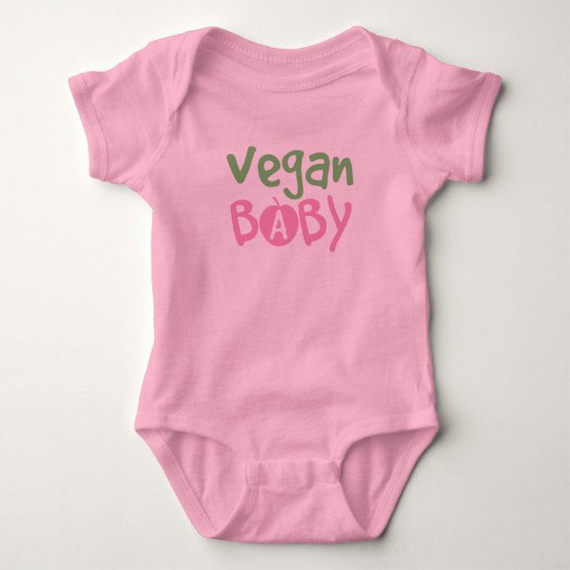Body Para Bebé Creeper de bebé vegan (Anverso)