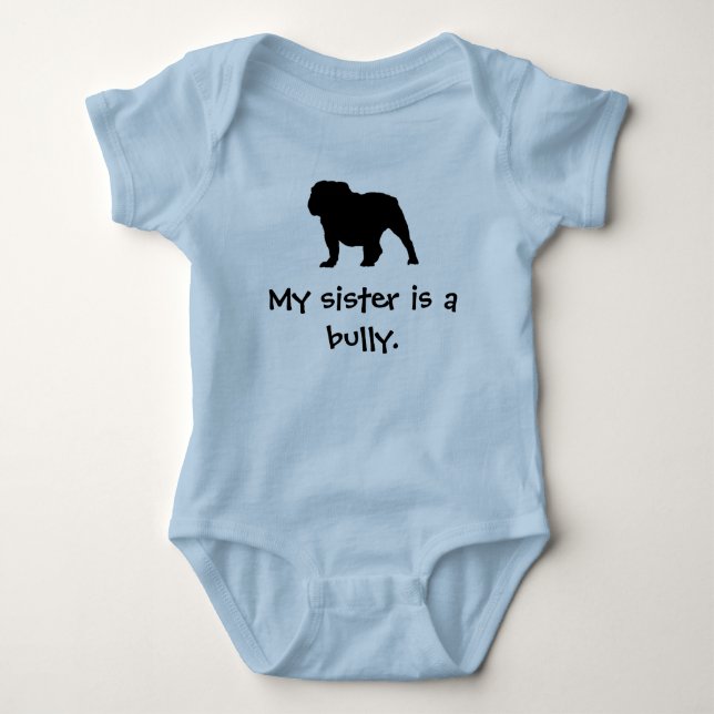 Body Para Bebé Creeper de Blue Bulster (Anverso)