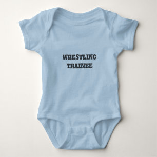 Body Para Bebé Creeper de entrenamiento de lucha libre personaliz