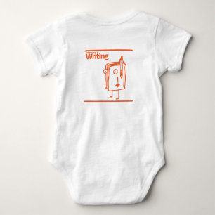 Body Para Bebé Creeper de escritura