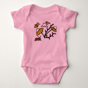 Body Para Bebé Creeper de personalizado infantil con insecto de l