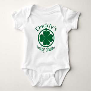 Body Para Bebé Creeper infantil de encanto de St Patrick's Daddys