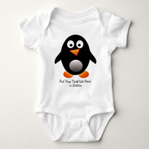Body Para Bebé Creeper infantil de pingüino