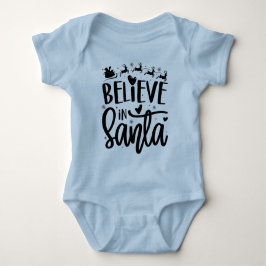 Body Para Bebé Creer en Santa - Navidades