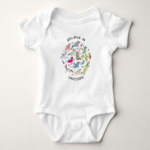 Body Para Bebé Creer en unicornio