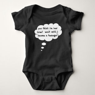 Body Para Bebé Crees que ahora soy malo, pero gracioso.