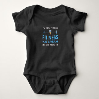 Body Para Bebé Crema de hielo Foodie Ness Gym Regalos Hombres Muj