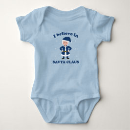 Body Para Bebé Creo en la Savta Claus - Chanucá adorable
