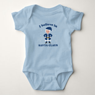 Body Para Bebé Creo en la Savta Claus - Chanucá adorable