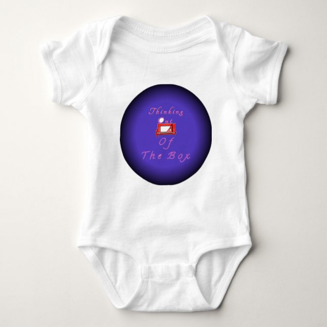 Body Para Bebé Creo que fuera de la caja. (Anverso)