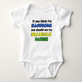 Body Para Bebé Creo que soy un padre brasileño guapo