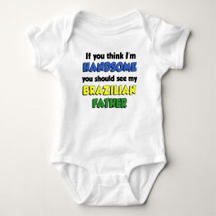 Body Para Bebé Creo que soy un padre brasileño guapo