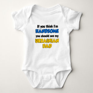 Body Para Bebé Creo que soy un padre ucraniano guapo
