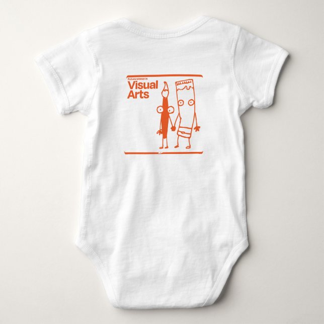 Body Para Bebé Crepúsculo de artes visuales (Reverso)