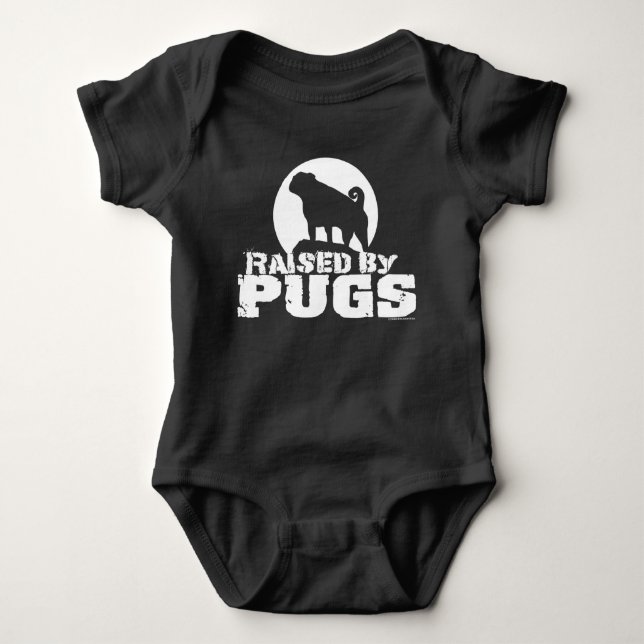 BODY PARA BEBÉ CRIADOS POR PUGS (Anverso)