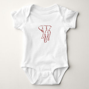 Body Para Bebé Crimson Elephant Baby Bodysuit