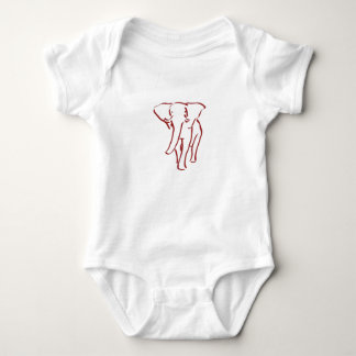 Body Para Bebé Crimson Elephant Baby Bodysuit