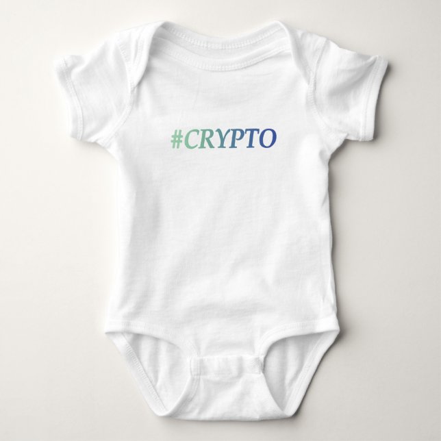 Body Para Bebé Cripto elegante (Anverso)