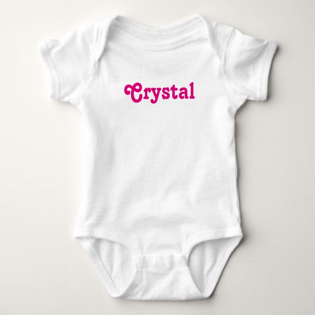 Body Para Bebé Cristal de bebé de ropa (Anverso)