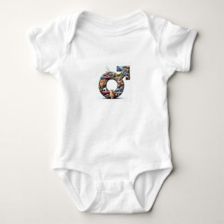 Body Para Bebé Cristiano, Niño Onsie Con Símbolo Jugativo Masculi