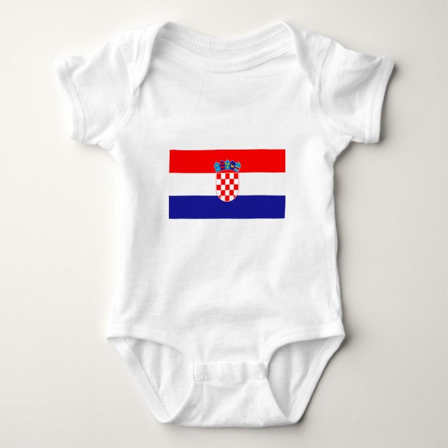 Body Para Bebé Croacia Hrvatska (Anverso)