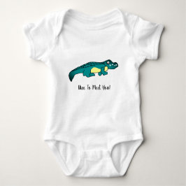 Body Para Bebé Crocodile Baby Bodysuit