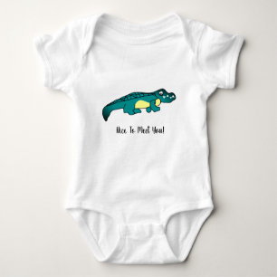 Body Para Bebé Crocodile Baby Bodysuit