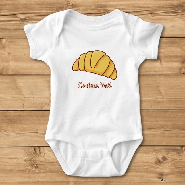 Body Para Bebé Croissant Baby Bodysuit (Subido por el creador)
