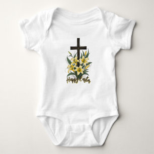 Body Para Bebé Cruz de Pascua con Lilis - Feliz Pascua