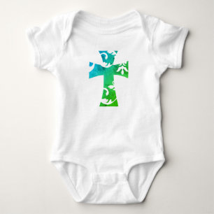 Body Para Bebé CRUZ SWIRL de color fresco